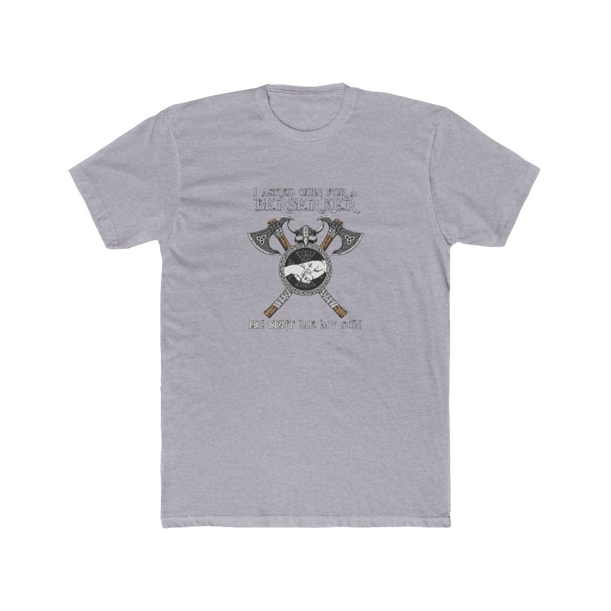 I Asked Odin For Berserker Norse Mythology T Shirt - Viking Gift - alternate angle 5, merchandise