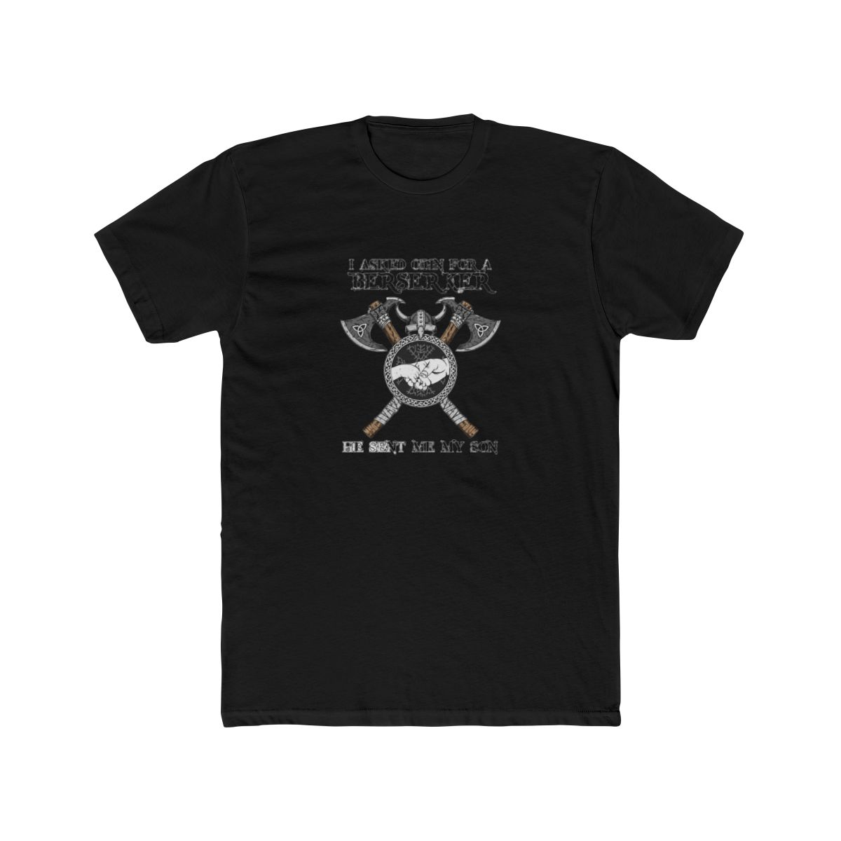 I Asked Odin For Berserker Norse Mythology T Shirt - Viking Gift - alternate angle 3, merchandise
