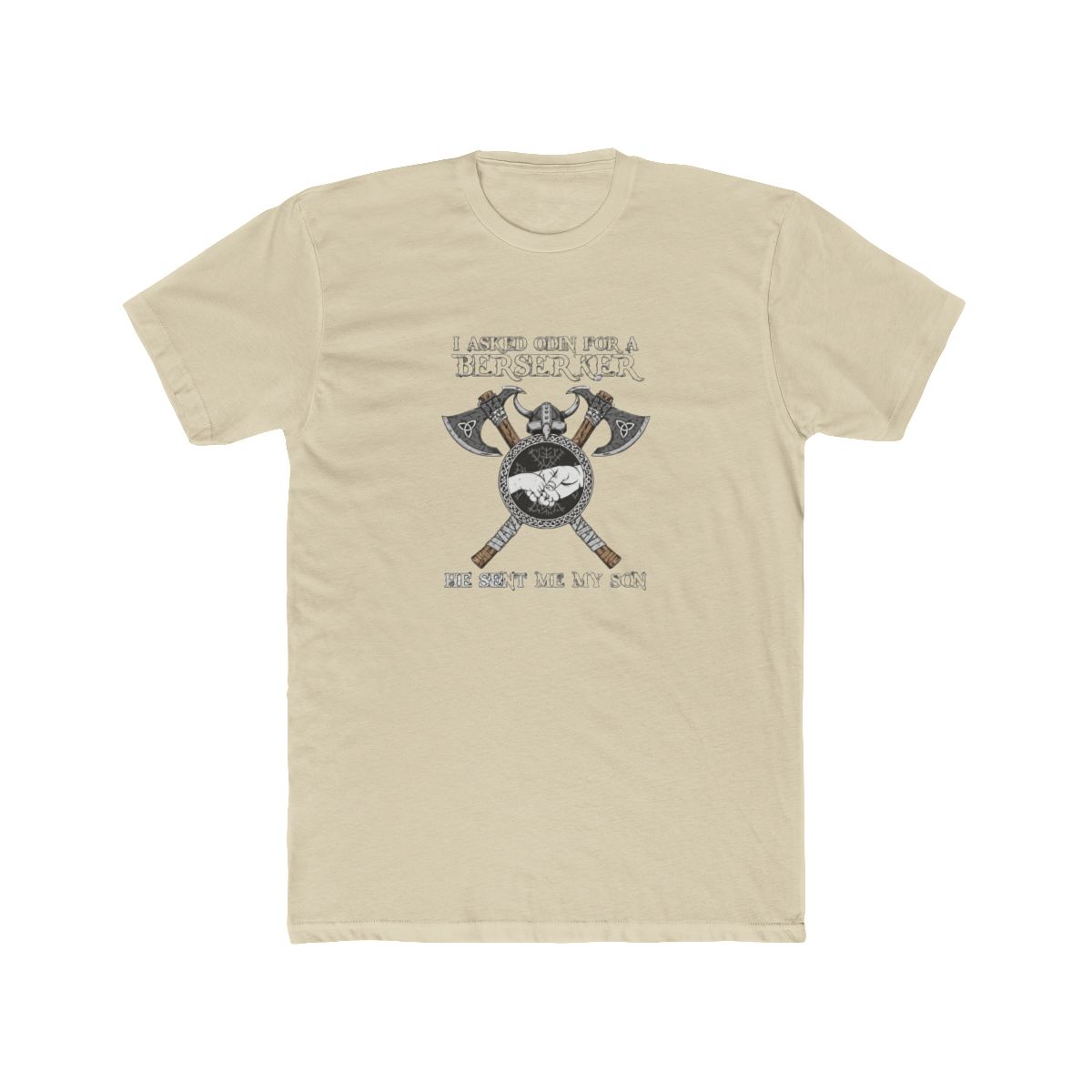 I Asked Odin For Berserker Norse Mythology T Shirt - Viking Gift - alternate angle 4, merchandise