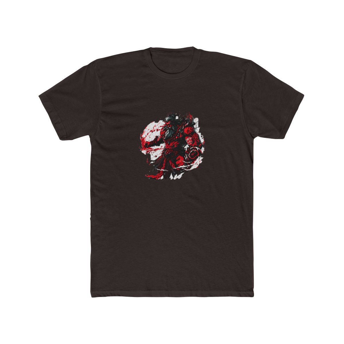 Crimson Berserker Monkey Warrior T Shirt - Fantasy Gamer Gift - alternate angle 2, merchandise