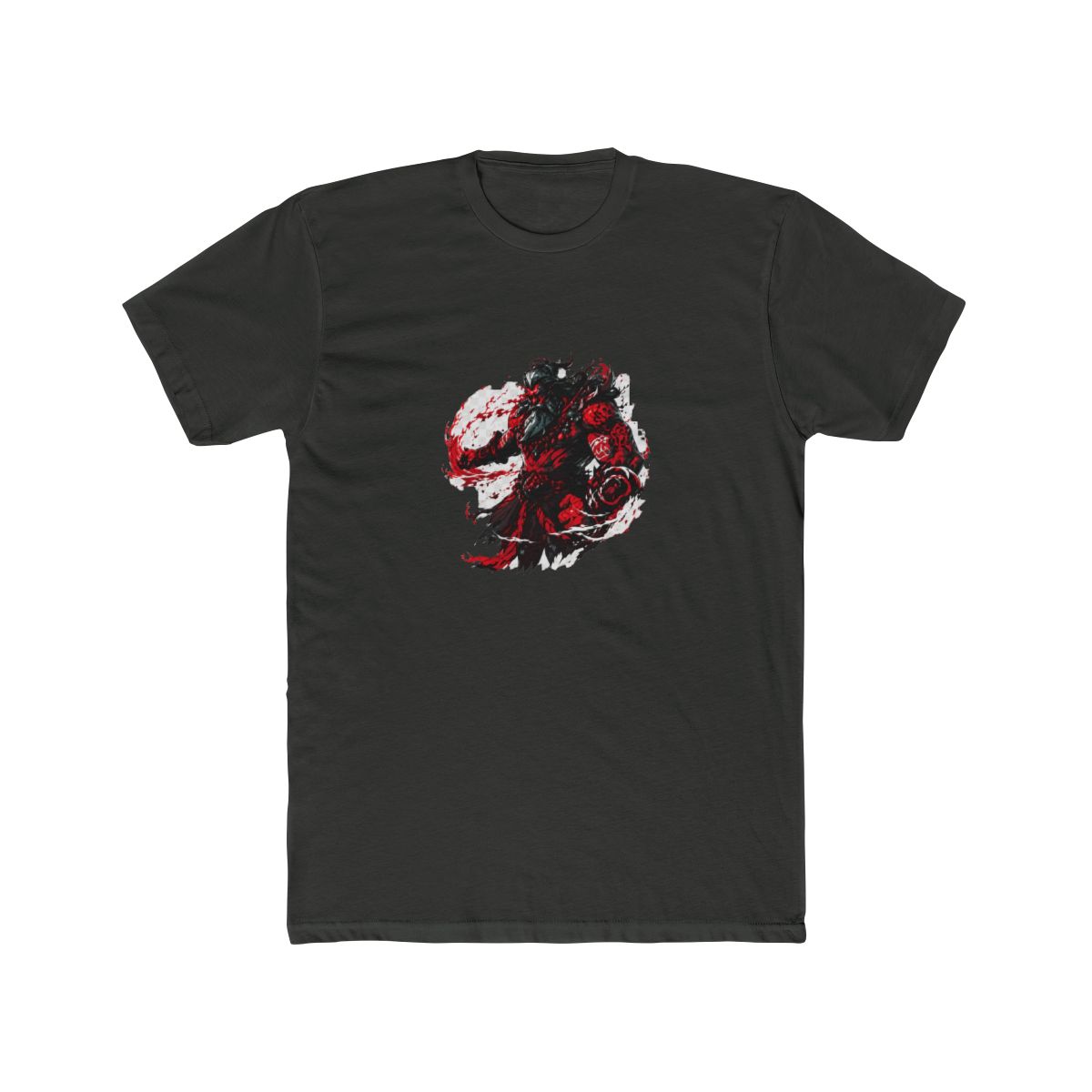 Crimson Berserker Monkey Warrior T Shirt - Fantasy Gamer Gift - alternate angle 5, merchandise