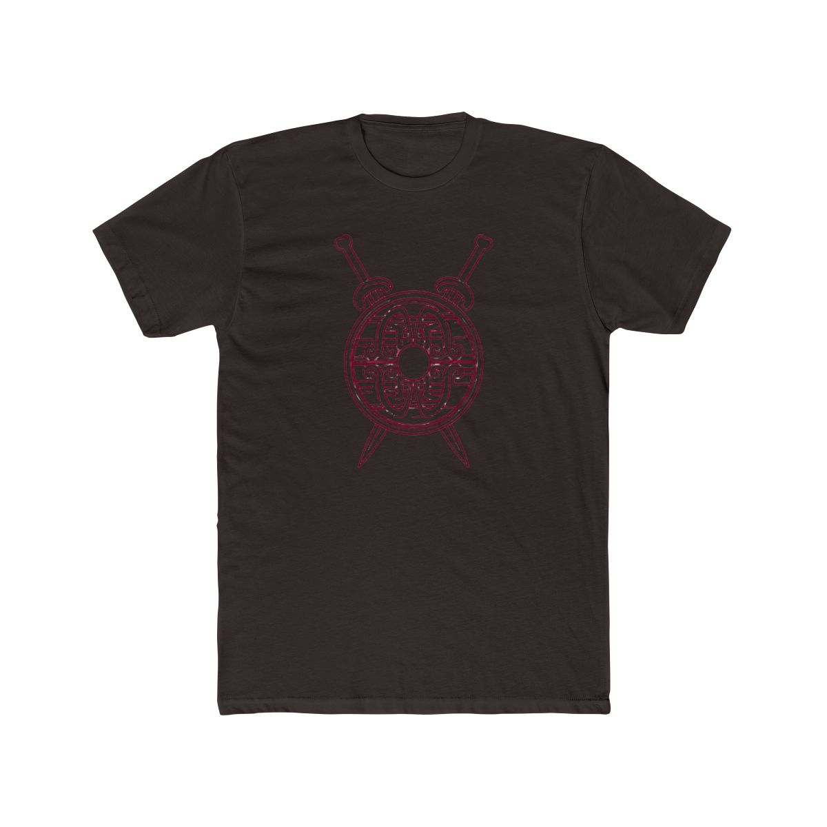 Viking Berserker Shield Swords Nordic T Shirt - alternate angle 2, merchandise