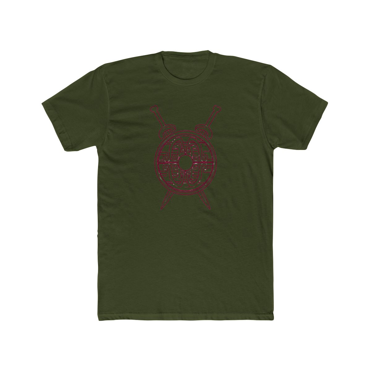 Viking Berserker Shield Swords Nordic T Shirt - alternate angle 5, merchandise