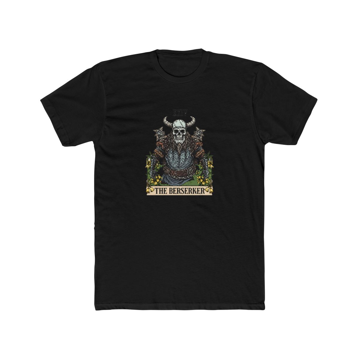 Funny Viking Berserker Tarot Card Baseball T Shirt - Warrior Gift