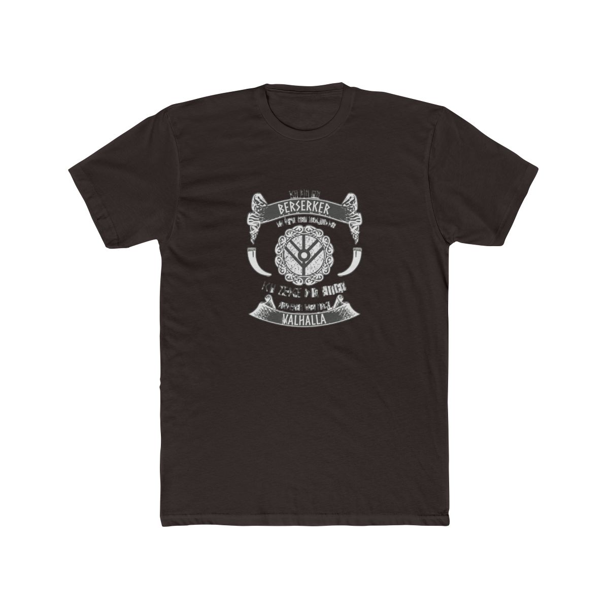 Vikings and Beer Funny Berserker T Shirt - Norse Humor Gift - alternate angle 3, merchandise
