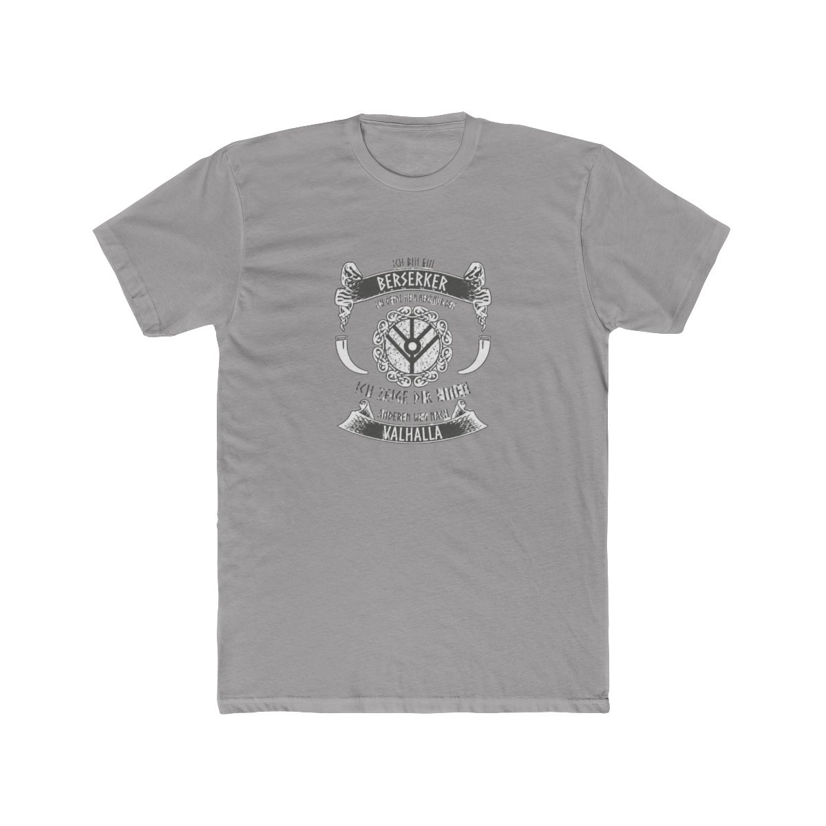 Vikings and Beer Funny Berserker T Shirt - Norse Humor Gift - alternate angle 2, merchandise