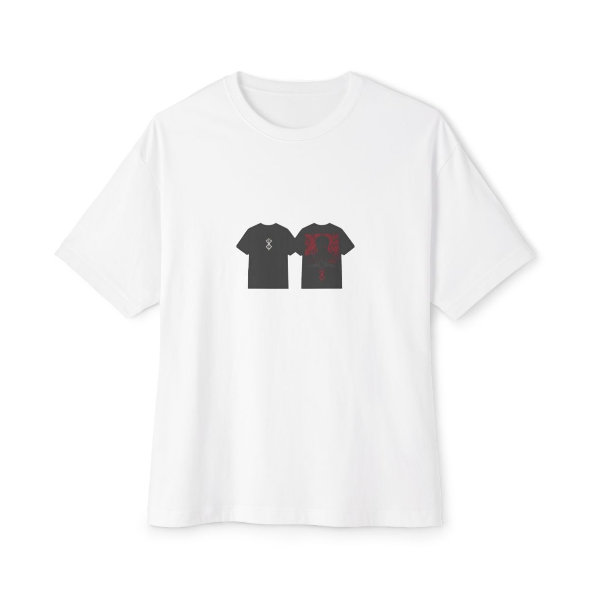 Berserk Guts Black Swordsman Oversized T-Shirt - Anime Manga Fan Gift - Official T-Shirts merchandise