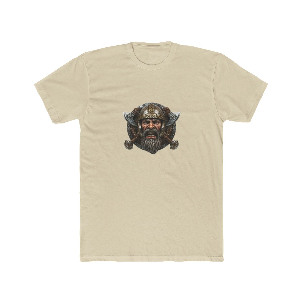 Viking Berserker Shield Emblem Vintage T Shirt - Norse Warrior Gift - alternate angle 4, merchandise