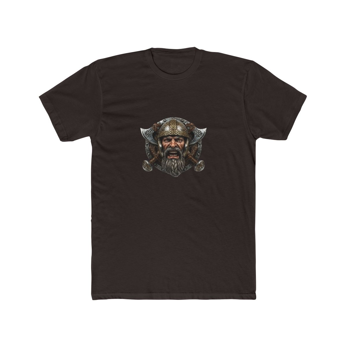 Viking Berserker Shield Emblem Vintage T Shirt - Norse Warrior Gift - alternate angle 2, merchandise
