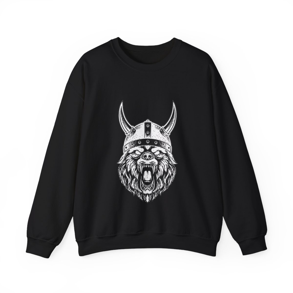 Viking Berserker Bear T-Shirt - Grizzly Nordic Warrior Design - alternate angle 3, merchandise