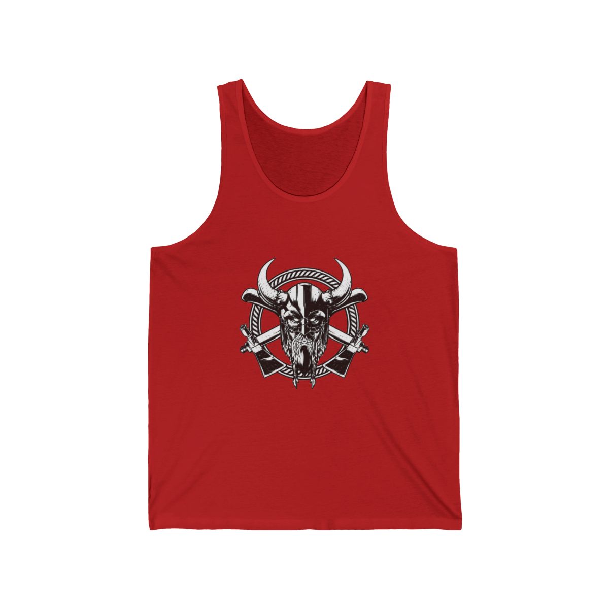 Viking Berserker Tank Top - Fierce Norse Warrior Gym Wear - alternate angle 2, merchandise