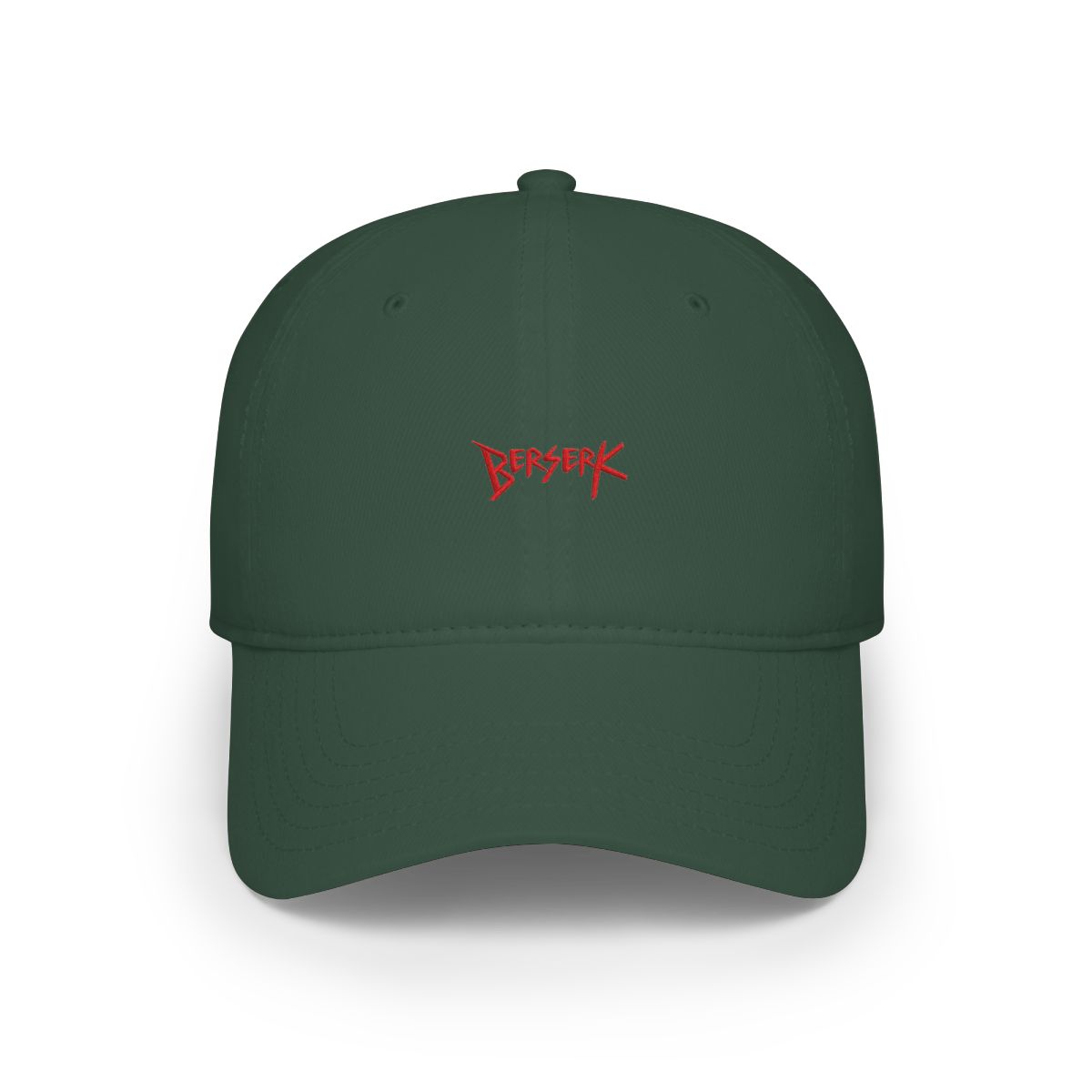 Berserk Charcoal Baseball Word Curved Hat - alternate angle 4, merchandise