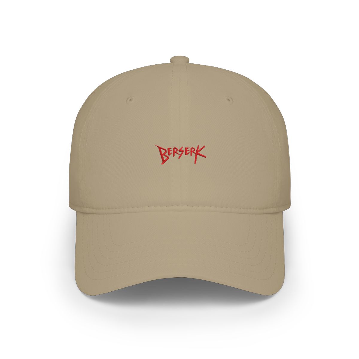 Berserk Charcoal Baseball Word Curved Hat - alternate angle 3, merchandise