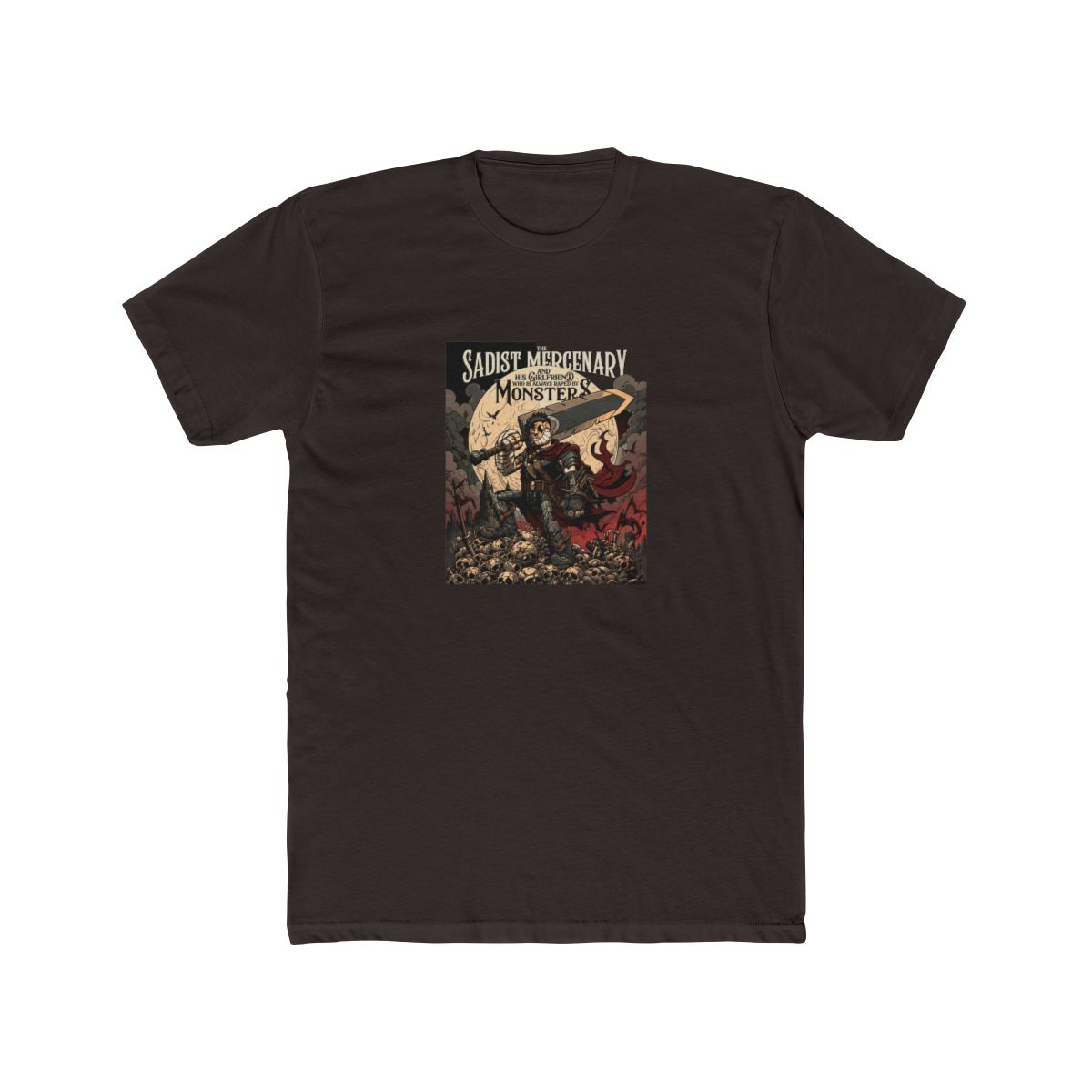 The Sadist Mercenary and Monsters Berserk T Shirt - alternate angle 2, merchandise