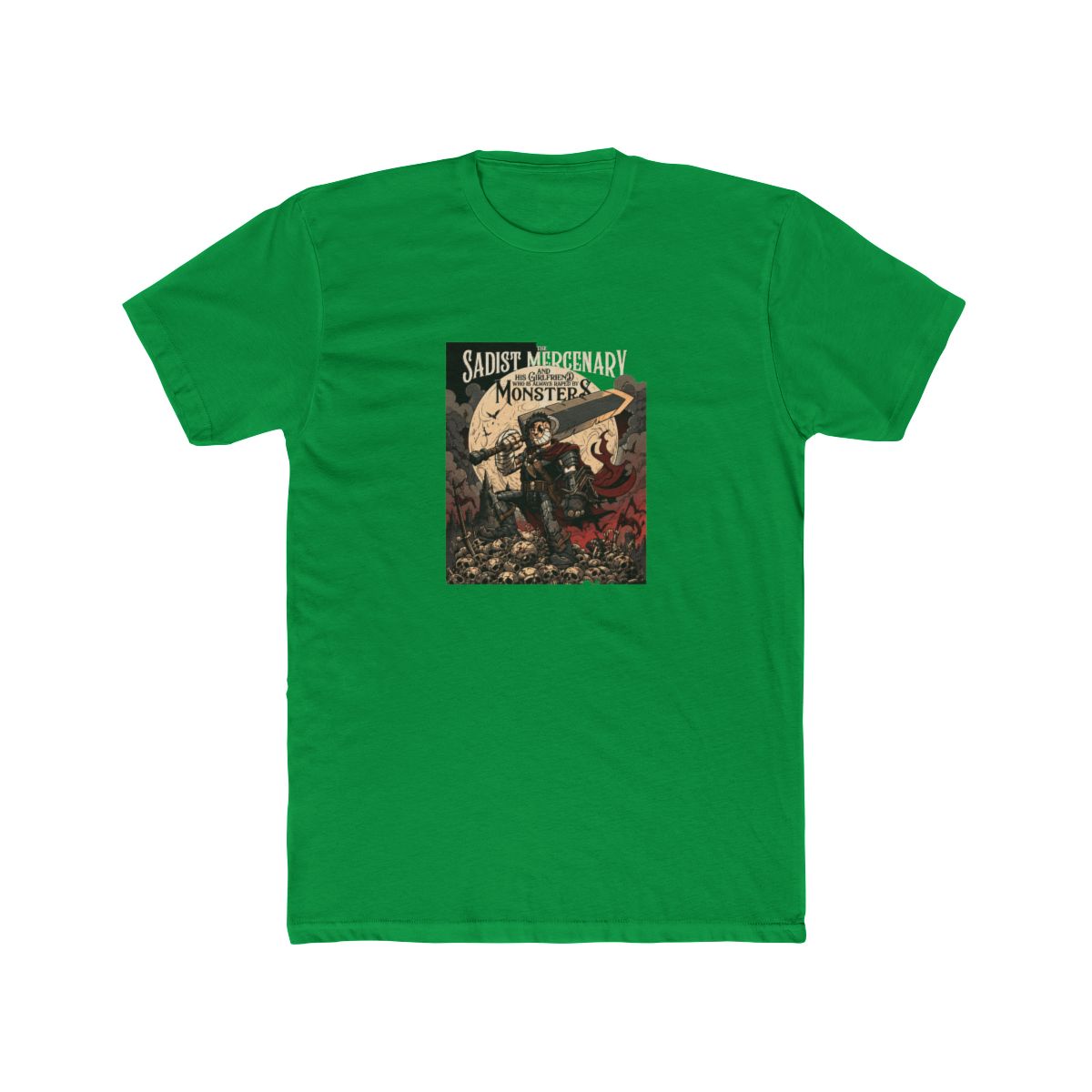 The Sadist Mercenary and Monsters Berserk T Shirt - alternate angle 3, merchandise