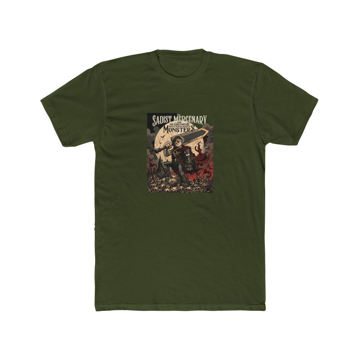 The Sadist Mercenary and Monsters Berserk T Shirt - alternate angle 5, merchandise