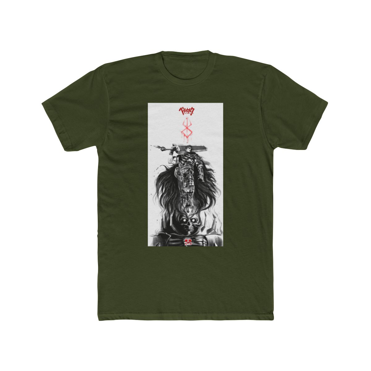 Berserker T Shirt Manga - Artist Created Design - alternate angle 5, merchandise