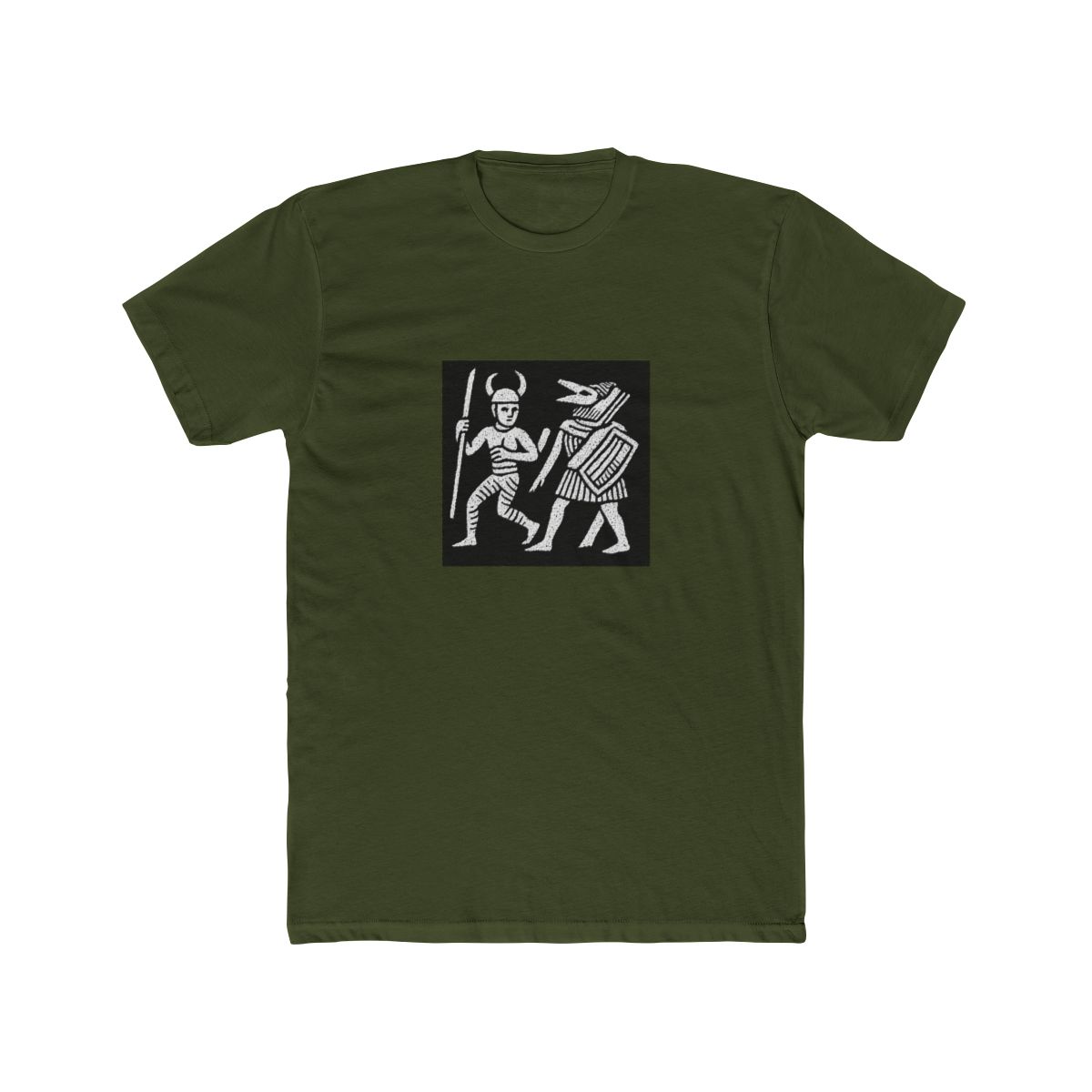 Odin And Berserker Ulfhednar From Torslunda Plates T Shirt - alternate angle 4, merchandise