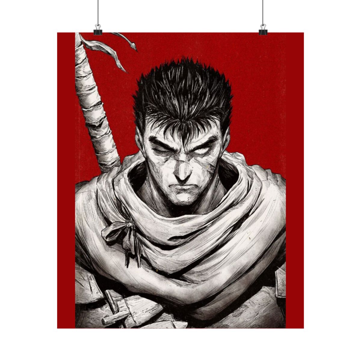 Berserk Manga Anime Wall Art Poster  - alternate angle 4, merchandise