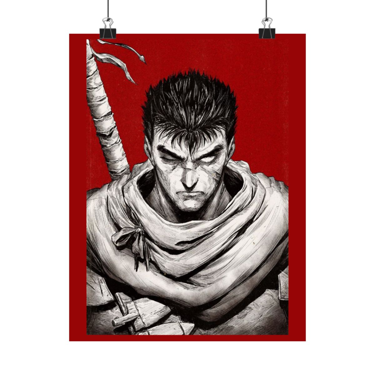 Berserk Manga Anime Wall Art Poster  - alternate angle 3, merchandise