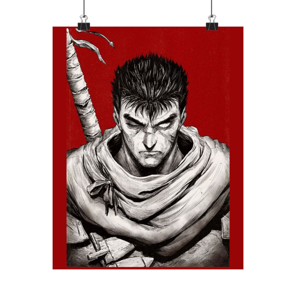 Berserk Manga Anime Wall Art Poster  - alternate angle 2, merchandise