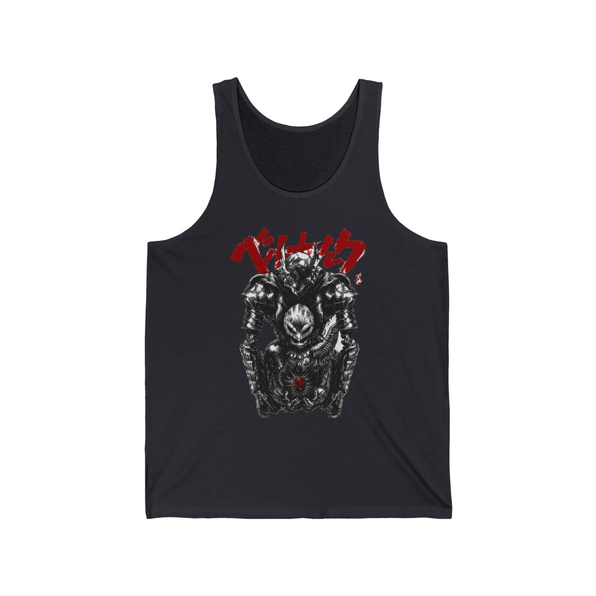 Vintage Washed Anime Tank Top | Oversized Gym Streetwear | Inspired by Berserk Guts | Gift for Him or Her