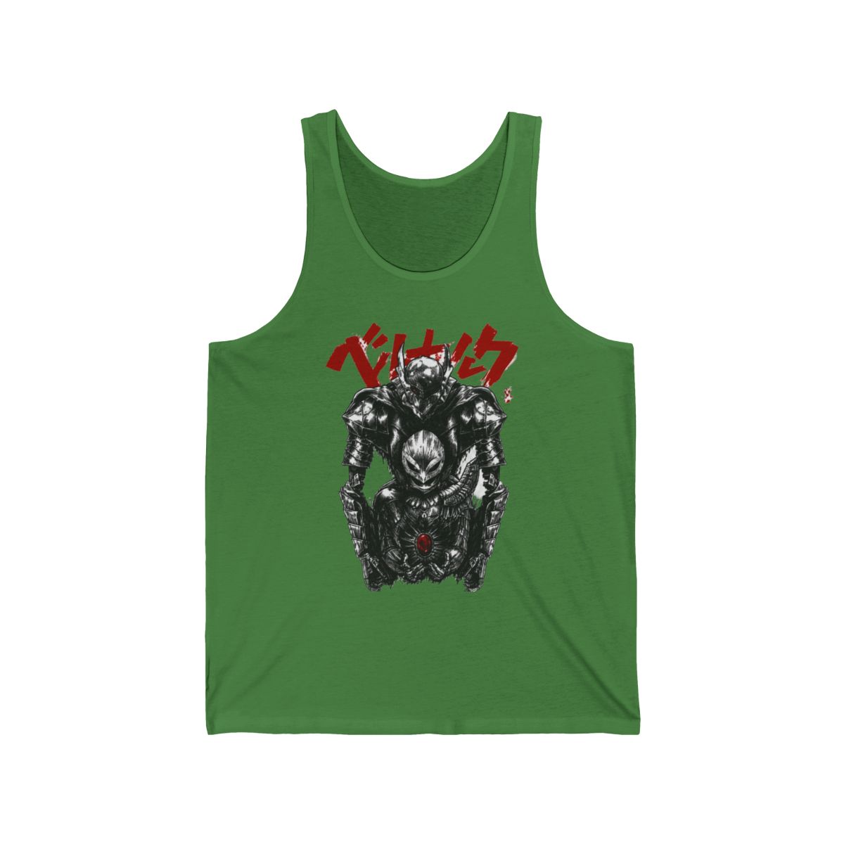 Vintage Washed Anime Tank Top | Oversized Gym Streetwear | Inspired by Berserk Guts | Gift for Him or Her - alternate angle 2, merchandise