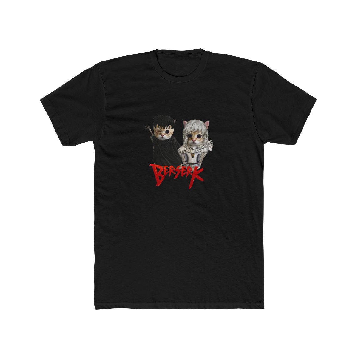 Funny Cat Guts Berserk Shirt, Dark Fantasy Anime Tee, Vintage Style Streetwear