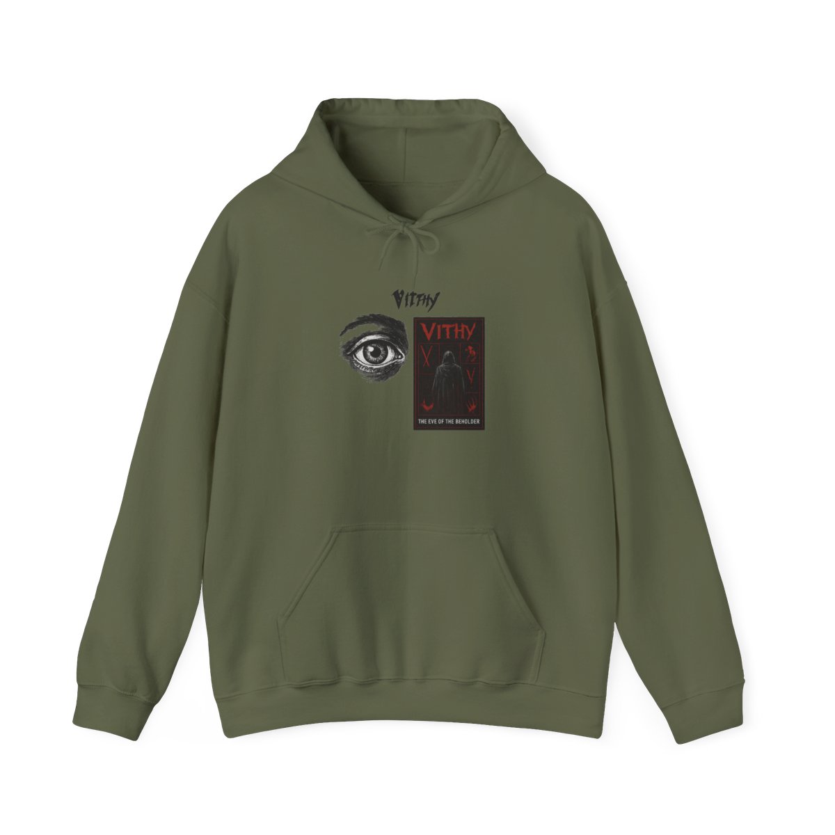 Berserk Standout Eye Graphic | Anime Hoodie, Manga Fan Hoodie, Berserk Gift - alternate angle 2, merchandise