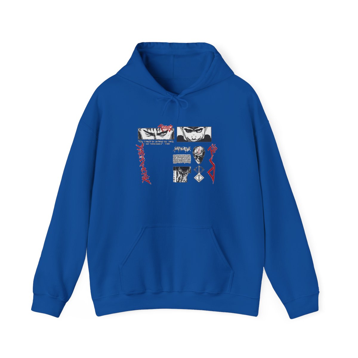 Berserk Anime Hoodie, Guts Manga Graphic Hoodie, Vintage Washed Streetwear, Dark Aesthetic Pullover, Oversized Hoodie