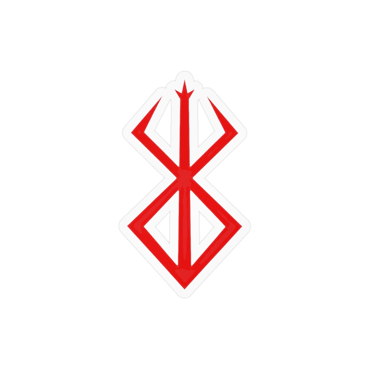 Berserk Vinyl Decal, Choose Your Color & Size, Weather-Resistant Car Sticker, Brand Of Sacrifice, Mark Of Sacrifice, Anime Manga Logo Symbol - alternate angle 2, merchandise