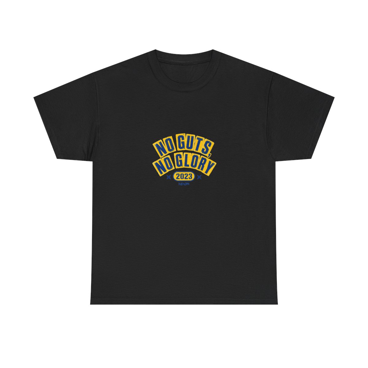 Ninja "No Guts, No Glory" Unisex Tee - alternate angle 2, merchandise