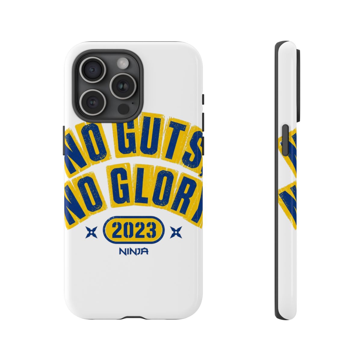 Ninja "No Guts, No Glory" Phone Case - alternate angle 5, merchandise