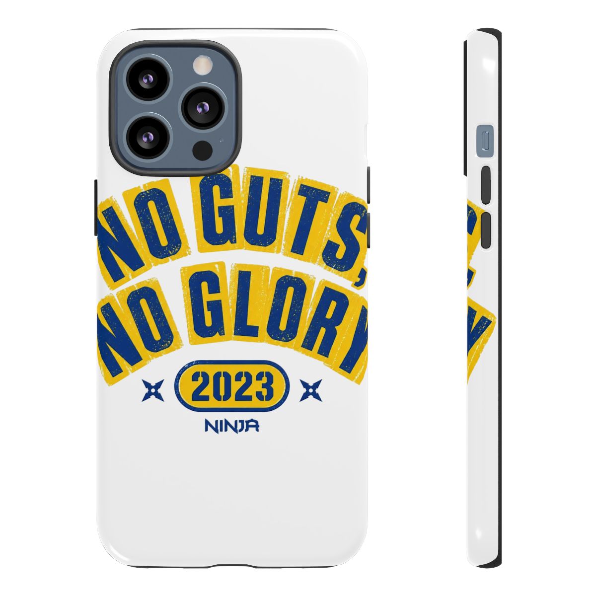 Ninja "No Guts, No Glory" Phone Case - alternate angle 1, merchandise