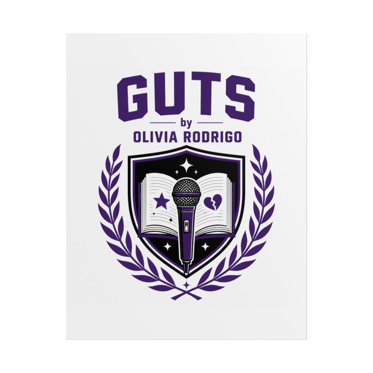 Olivia Rodrigo "GUTS by Olivia Rodrigo" Poster