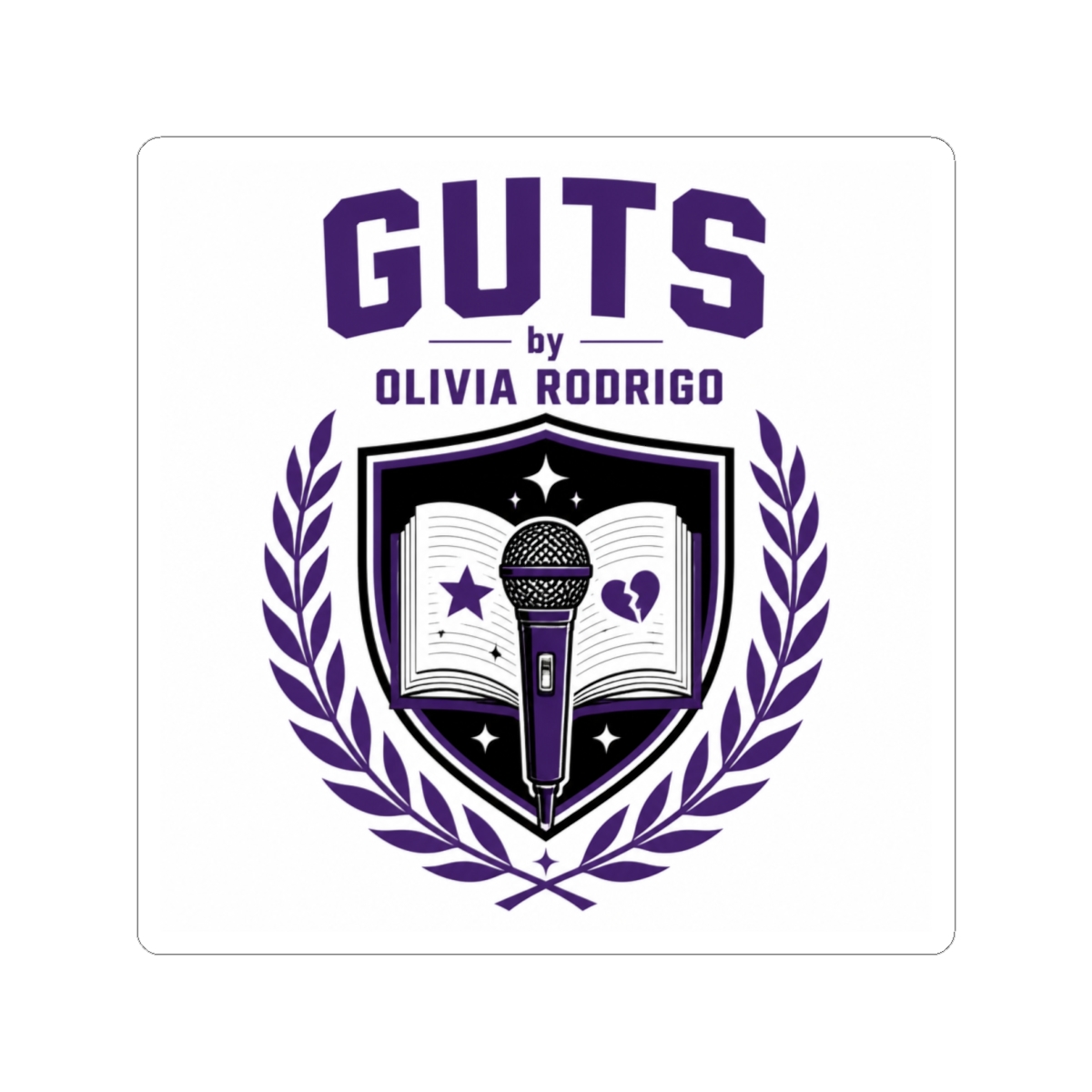 Olivia Rodrigo "GUTS by Olivia Rodrigo" Sticker