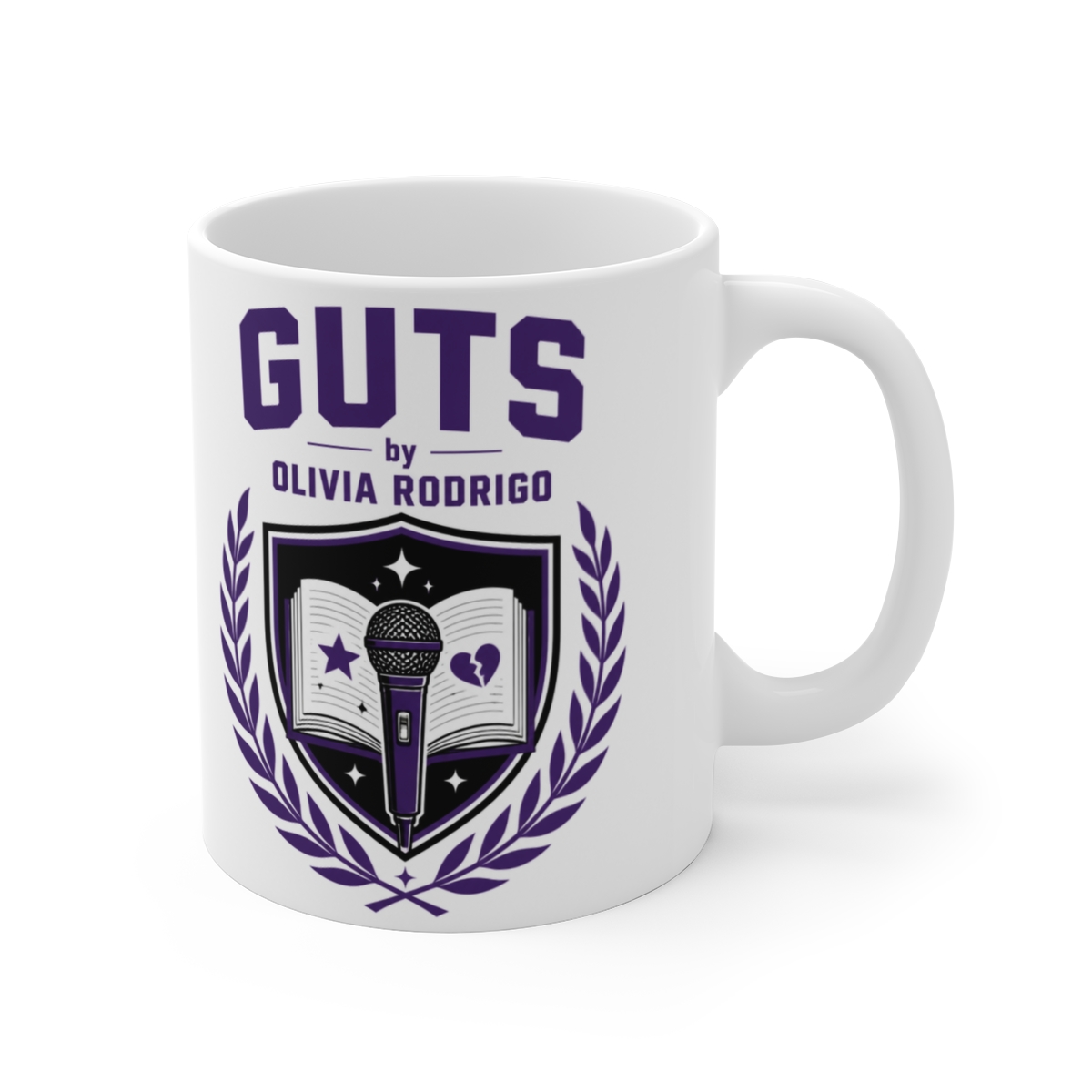 Olivia Rodrigo "GUTS by Olivia Rodrigo" White Mug