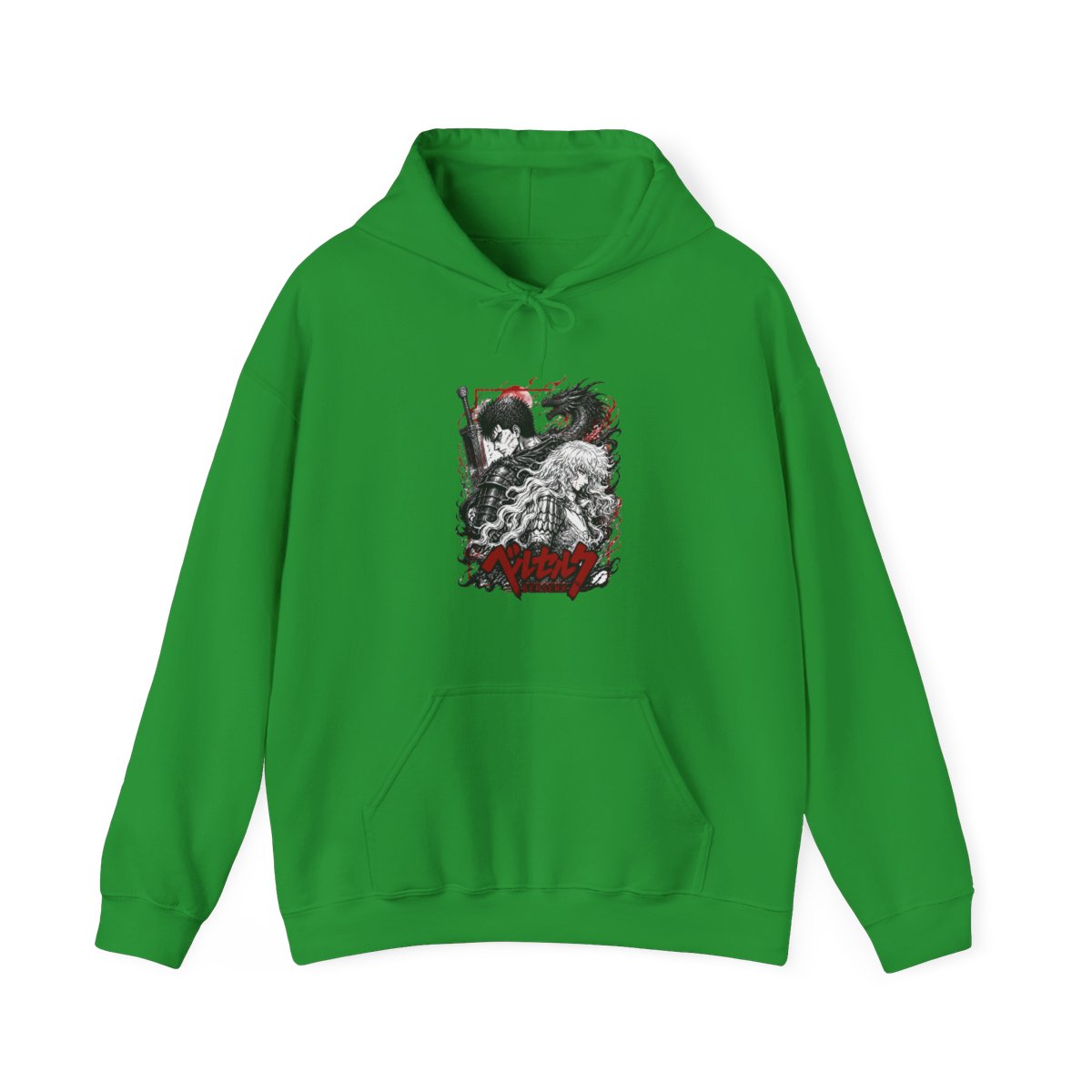 Guts Hoodie Berserk Dragonslayer Sword Battle Rage - Berserk official Hoodies merch
