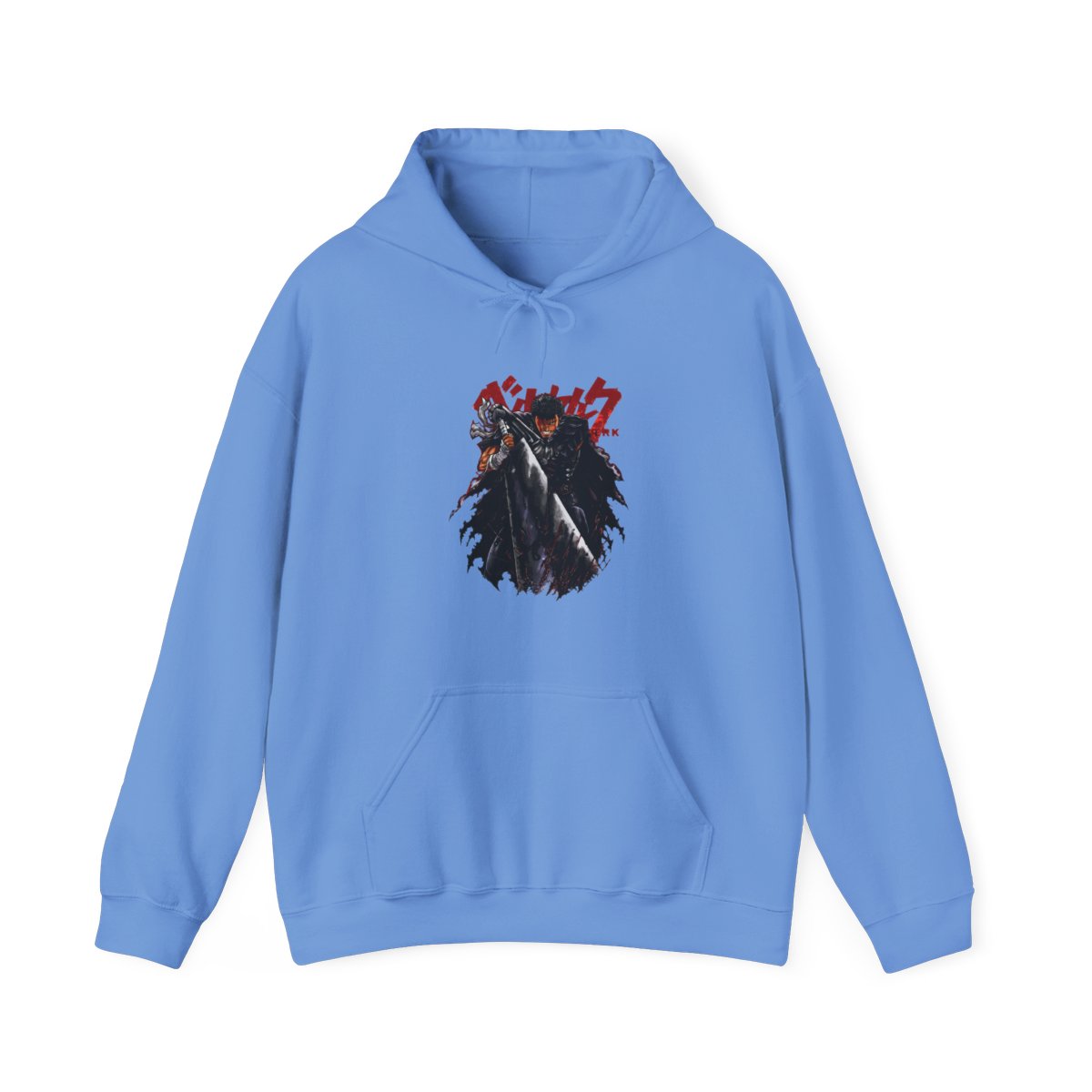 Guts Berserk Warrior Hoodie Dark Fantasy Retro Anime - alternate angle 3, merchandise