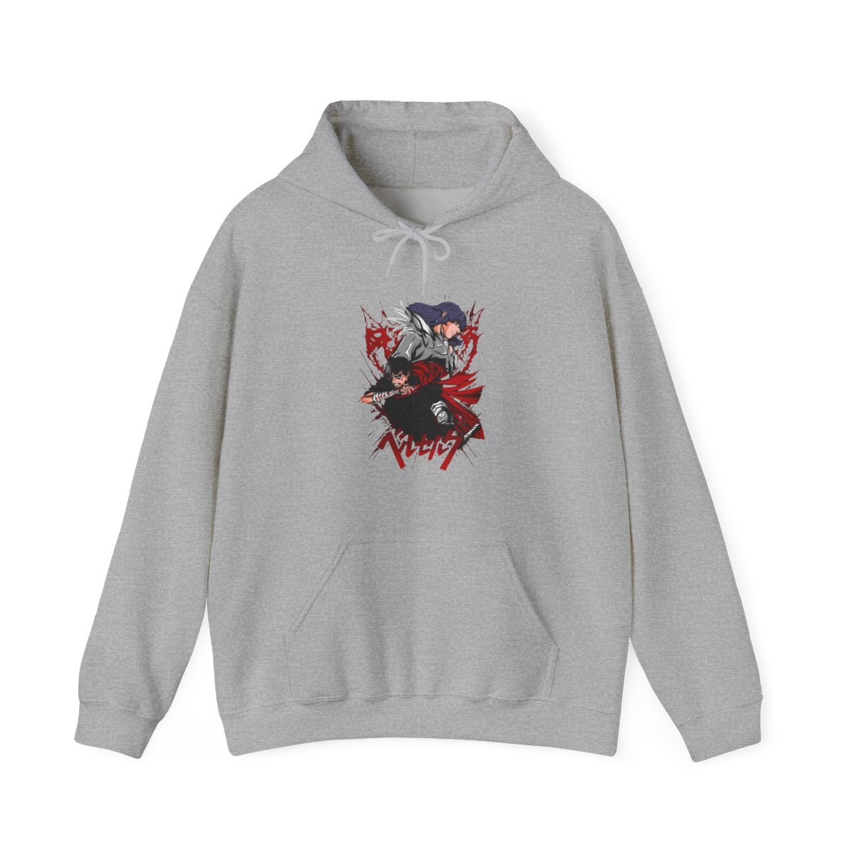 Guts vs Griffith Hoodie Berserk Bloody Sword Battle