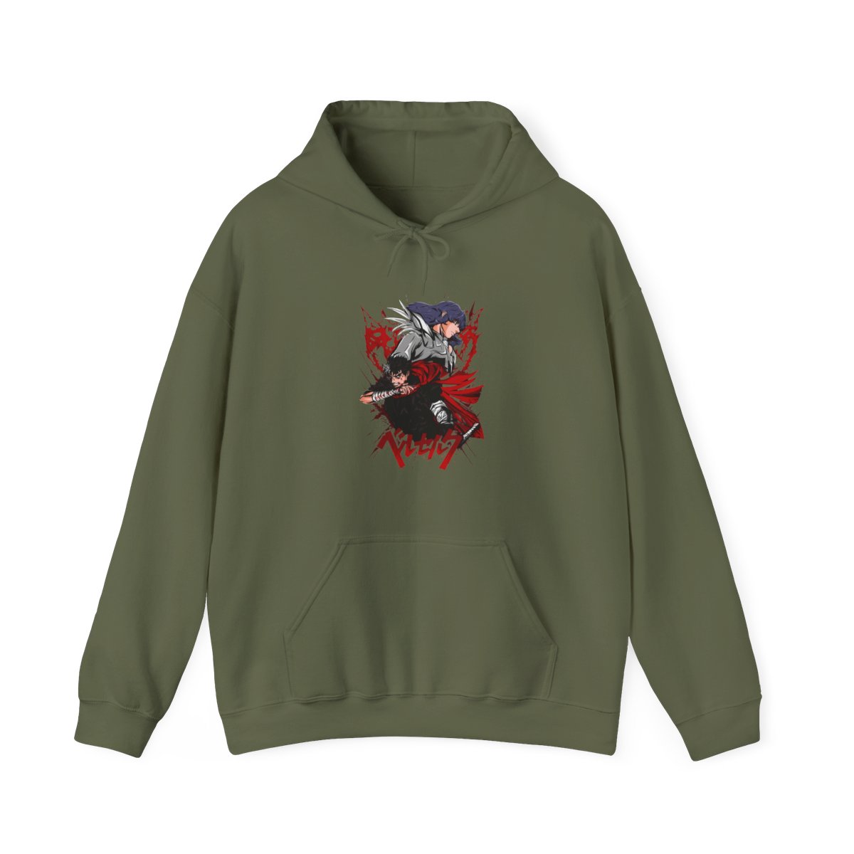 Guts vs Griffith Hoodie Berserk Bloody Sword Battle - alternate angle 3, merchandise
