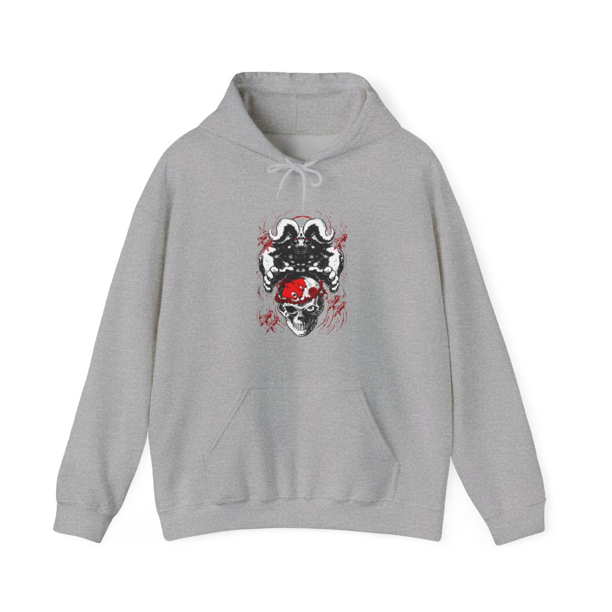 Berserk Behelit Hoodie Skull Eclipse Red Mark Power - alternate angle 5, merchandise
