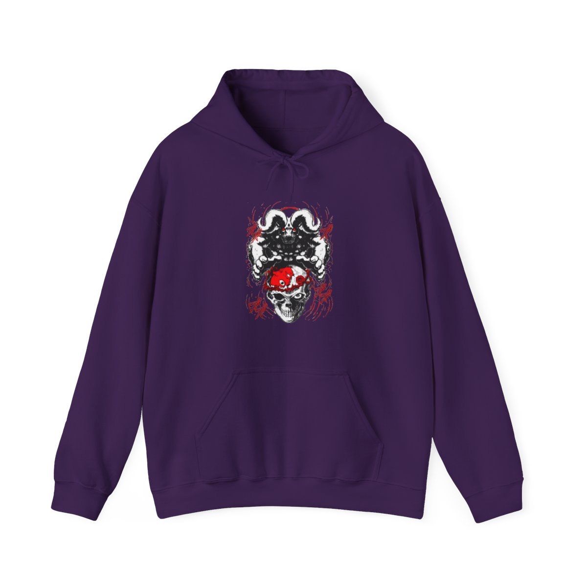 Berserk Behelit Hoodie Skull Eclipse Red Mark Power - alternate angle 3, merchandise
