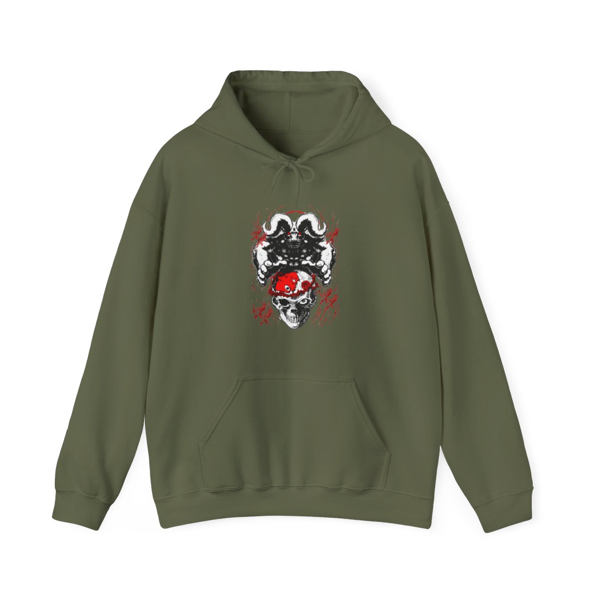 Berserk Behelit Hoodie Skull Eclipse Red Mark Power - alternate angle 4, merchandise
