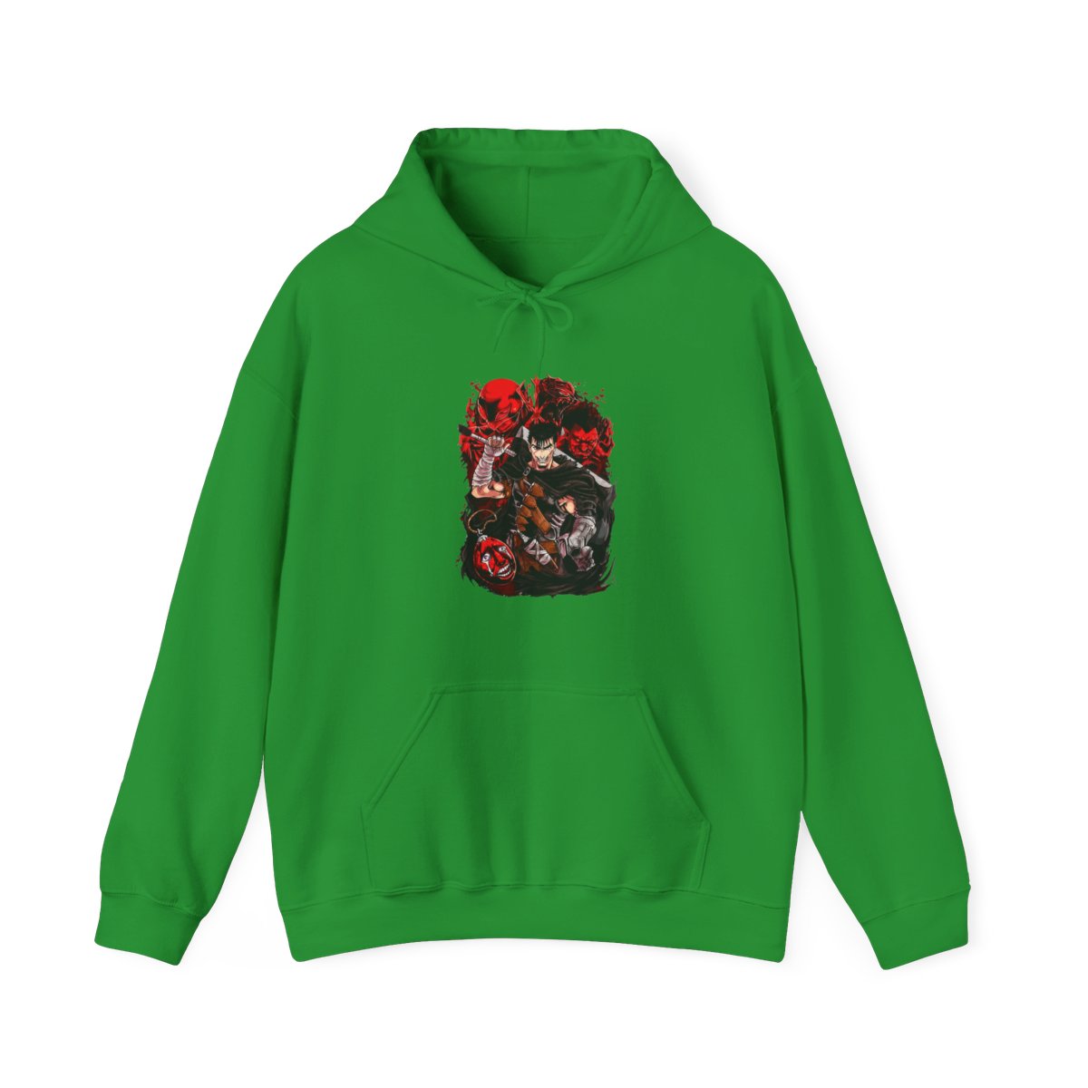 Guts & Zodd Berserk Eclipse Battle Premium Anime Hoodie - alternate angle 5, merchandise